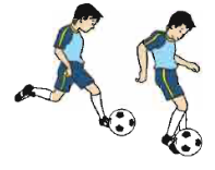 Teknik sepak bola menggunakan kaki bagian luar